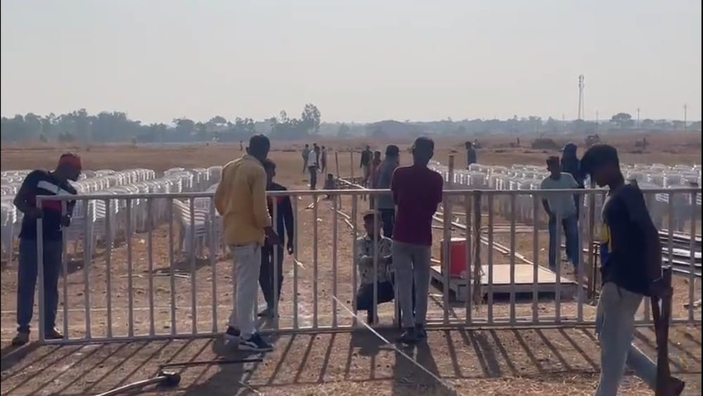 દાહોદ વડાપ્રધાન મોદીની આગમનની તૈયારીઓ શરૂ