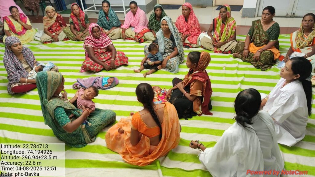 દાહોદ તાલુકાના પ્રાથમિક આરોગ્ય કેન્દ્ર બાવકા ખાતે વિશ્વ સ્તનપાન સપ્તાહની ઉજવણી કરવામાં આવી*
