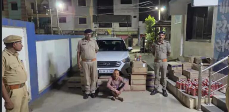  સંજેલી પોલીસે અંણીકા ચોકડી ઉપર વોચ ગોઠવી કારમાંથી 47 પેટી વિદેશી દારૂ જપ્ત,એક આરોપી ઝડપાયો, બે ફરાર