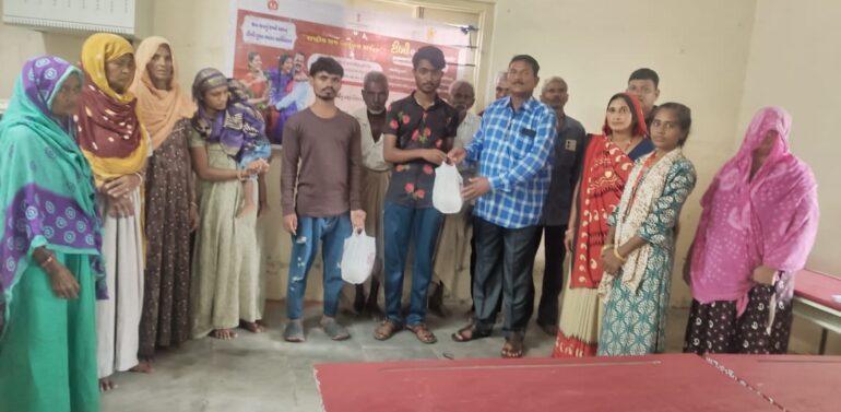  ગરબાડામાં રાષ્ટ્રીય નિર્મૂલન કાર્યક્રમ અવન્યે નીક્ષય પોષણ કીટ વિતરણ કરાઈ   