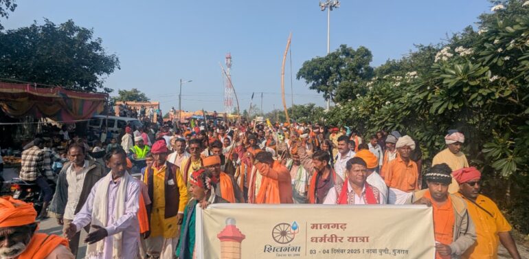  સુખસર તાલુકામાં શિવગંગાના ધર્મવીરોએ ગુરુ ગોવિંદની પ્રથમ ધૂણી મોટાનટવા તથા માનગઢ ખાતે દર્શન કર્યા